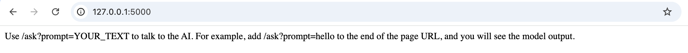 AI assistant web homepage